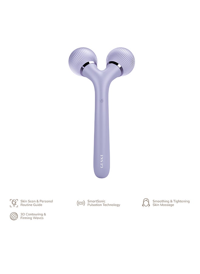 GESKE Smart App Guided Sonic Facial & Body Roller | 4 In 1 | Derma Roller | Facial & Body Dermasmooth Stimulator | Derma Roll | Professional Facial & Body Roller | For Skincare And Beauty Routine  - Image 2