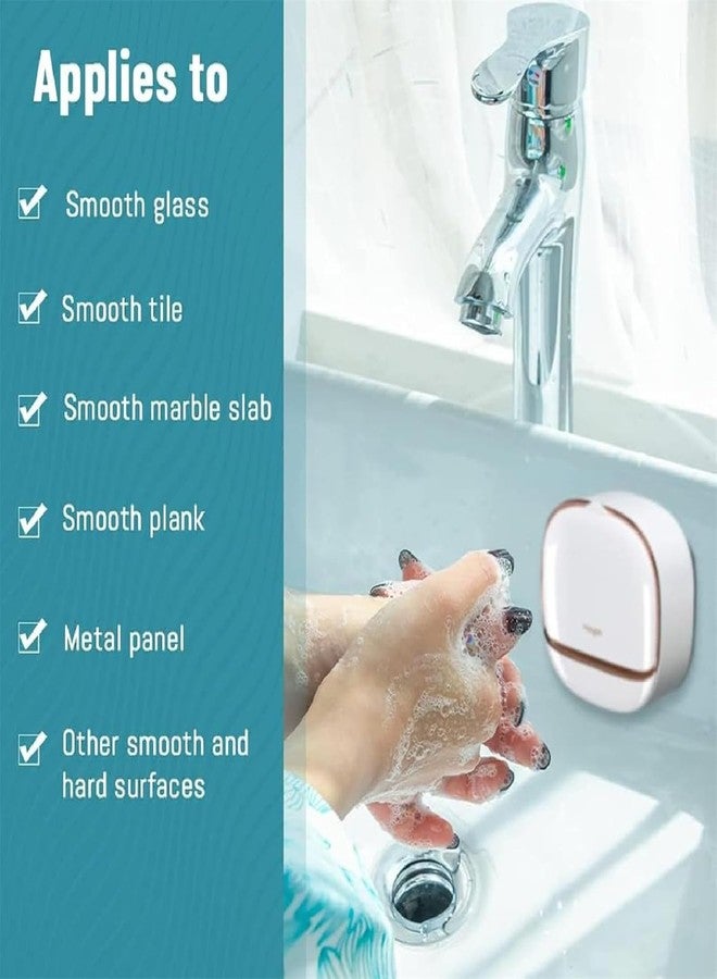 KASQUE® Luxury Soap Holder with Drain Tray, Waterproof Soap Dish with Drainage Box, Soap Box, Soap Dish with Lid, Wall Mounted Drain Sox for Bathroom, 11.6 x 11.6 x 4.5 cm, Dark Green, Pack of 2 - Image 5