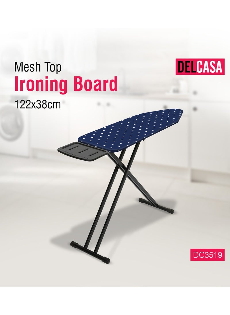 DELCASA Delcasa Mesh Top ironing Board 122X38cm Iron Board Iron table  - Image 2