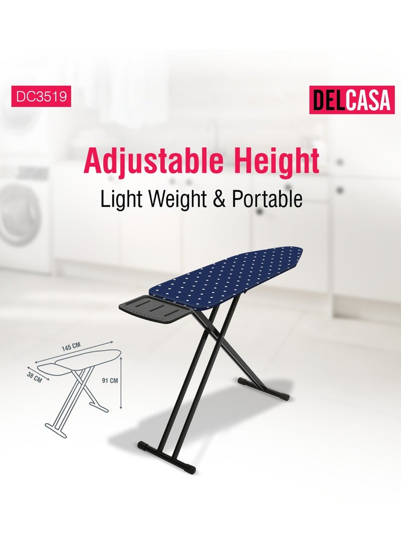 DELCASA Delcasa Mesh Top ironing Board 122X38cm Iron Board Iron table  - Image 3