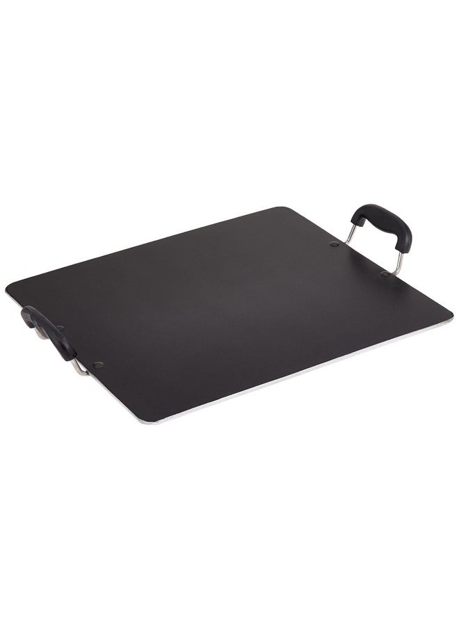 NIRLEP - Nirlep Nonstick Selec Plus Pathiri Tawa 37.5 cm, Aluminium,Black, 1 Pc Set - Image 1