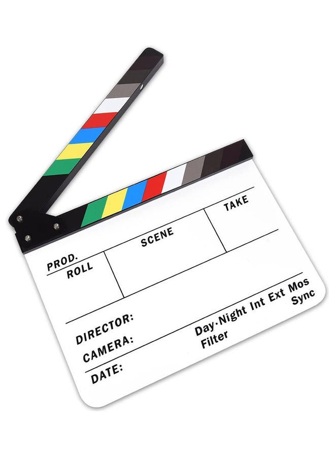 Wownect Professional Clapperboard White - Image 4