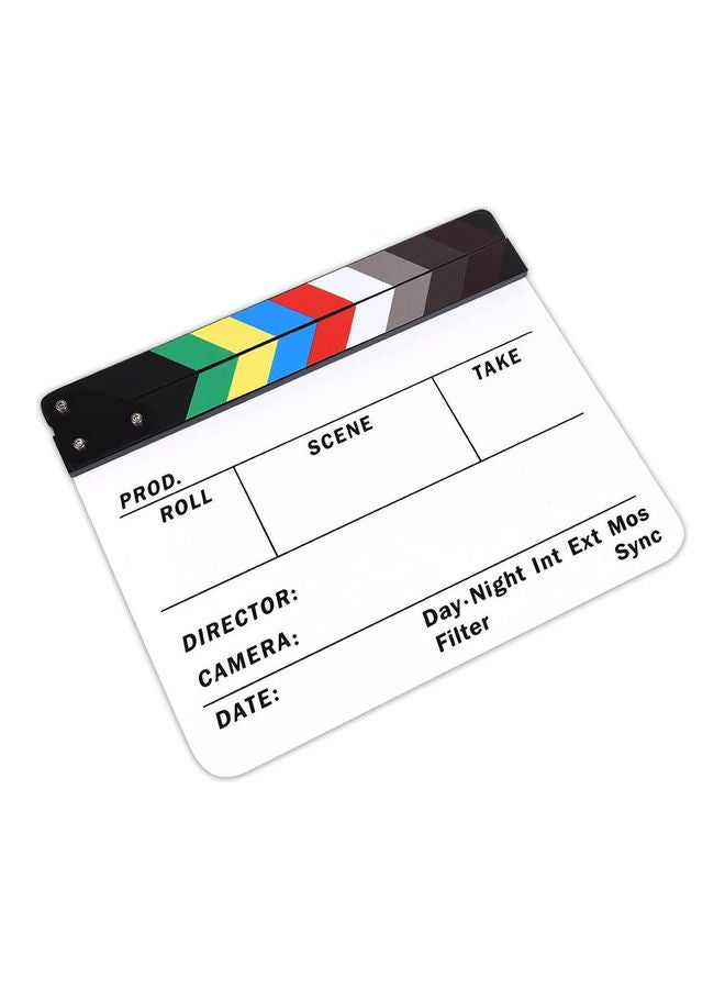 Wownect Professional Clapperboard White - Image 2