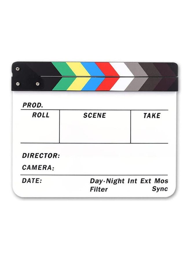 Wownect Professional Clapperboard White - Image 3