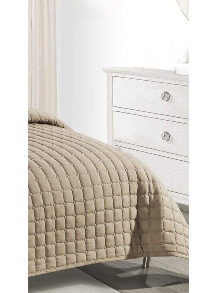 مون طقم لحاف مزدوج مضغوط مكون من 6 قطع ليضيف لك الجمال والاناقه لغرفتك مايكروفايبر لحاف مقاس 250x230 سم - Image 4