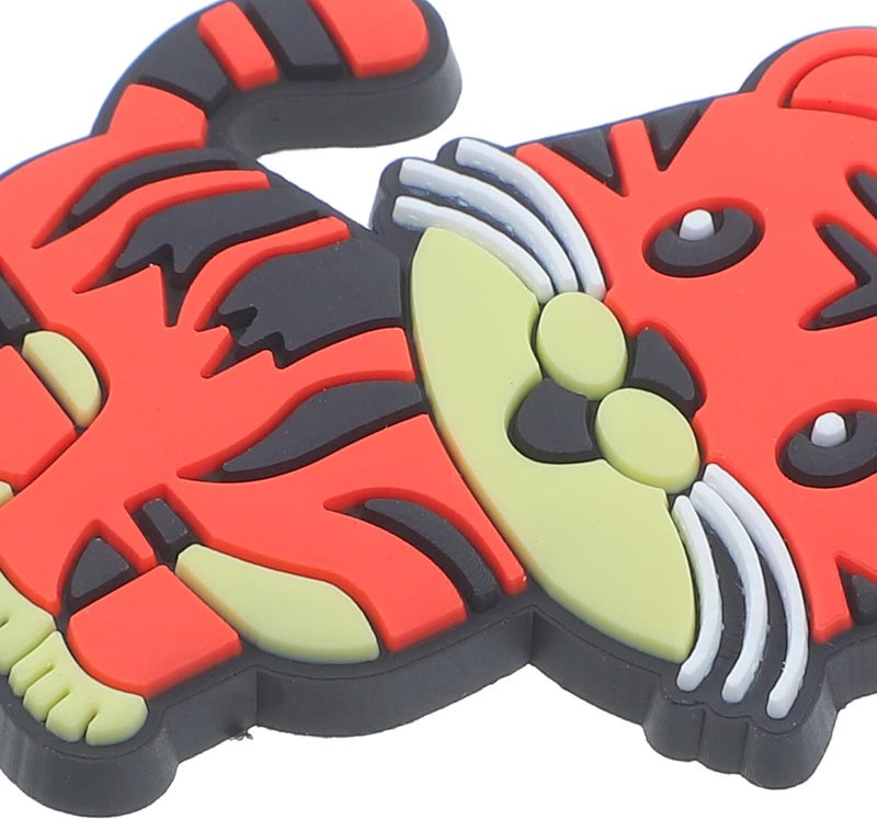 24pcs Tiger Keyring: Cute Jungle Animal Keychains Key Holder Pendant for Animals Return Party Favors Souvenirs Birthday Party Decorations - Image 2