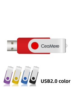 Generic U Disk Lettering 32G 16G Metal USB Creative Gifts Usb3.0 High-speed Car 128G 64G U Disk-Color:Color Rotating 2.0-Capacity:128M  - Image 1