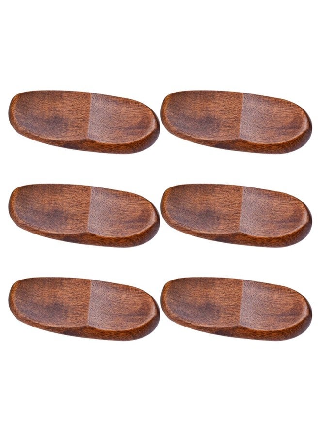 SHOWERORO Japanese Style Wooden Chopstick Rest Set 30 Pcs Rustic Chopstick Holders Spoon Fork Stand 3.34X0.90X1.96In for Kitchen Dining Table Decoration - Image 1