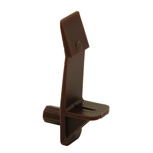 Prime-Line PrimeLine MP9117100 SelfLocking Shelf Support Peg with 34 In Shelf 14 In Brown 100 Pack - Image 1