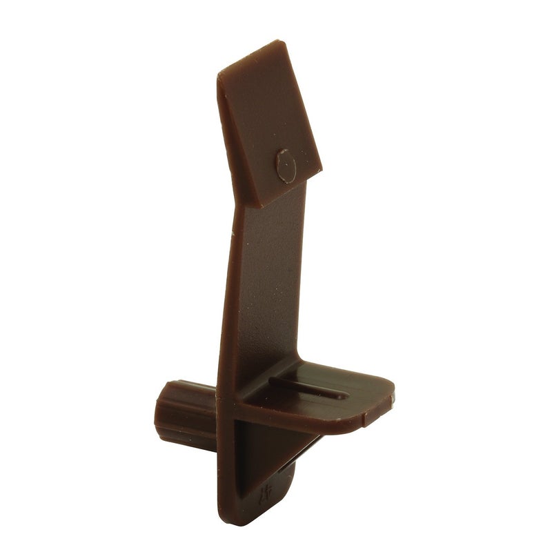 Prime-Line PrimeLine MP9117100 SelfLocking Shelf Support Peg with 34 In Shelf 14 In Brown 100 Pack - Image 2