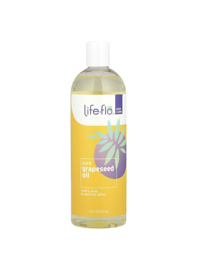 Life-flo Life-flo, Pure Grapeseed Oil, 16 fl oz (473 ml)  - Image 1