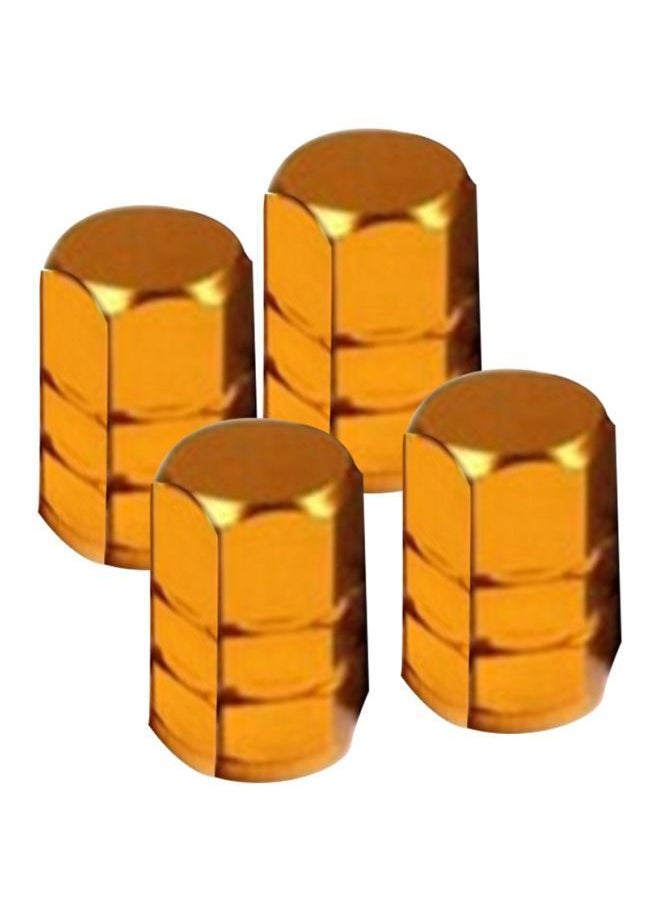 NIBEMINENT 4-Piece Aluminum Alloy Tire Wheel Valve Cap  - Image 1