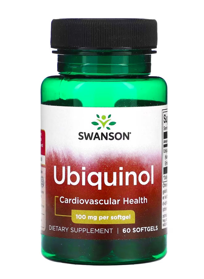 SWANSON Ubiquinol 100 mg 60 Softgels