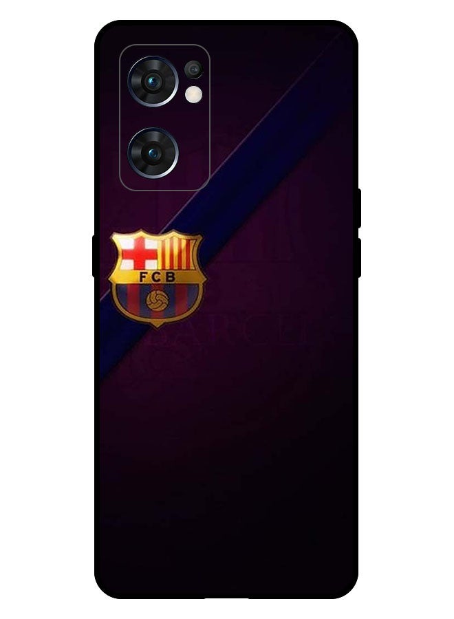 Theodor Protective Case Cover For OPPO Reno 7 5G  Minimal Barca Logo - Image 1