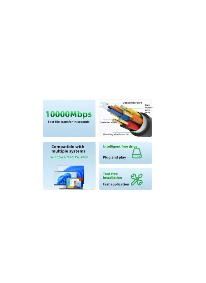 Generic 2M Cat 7 Ethernet cable, high-speed 10 Gigabit LAN cable, with RJ45 gold-plated connector, 10Gbps 600Mhz shielded Internet jumper, used for switches, routers, modems  - Image 2