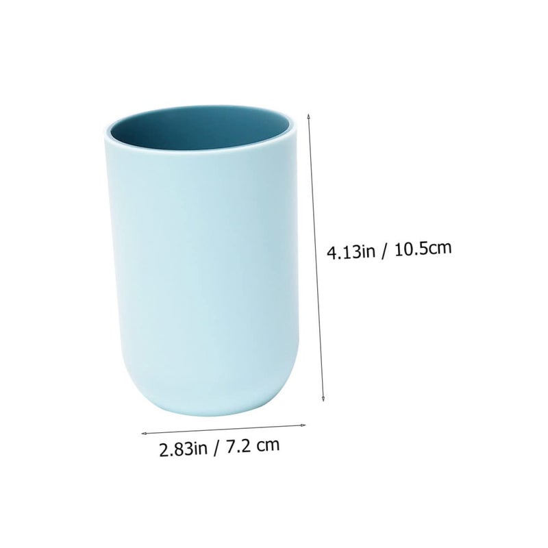 4Pcs Multicolor Toothbrush Cups Mouthwash Holders Travel Washing Cups - Image 3