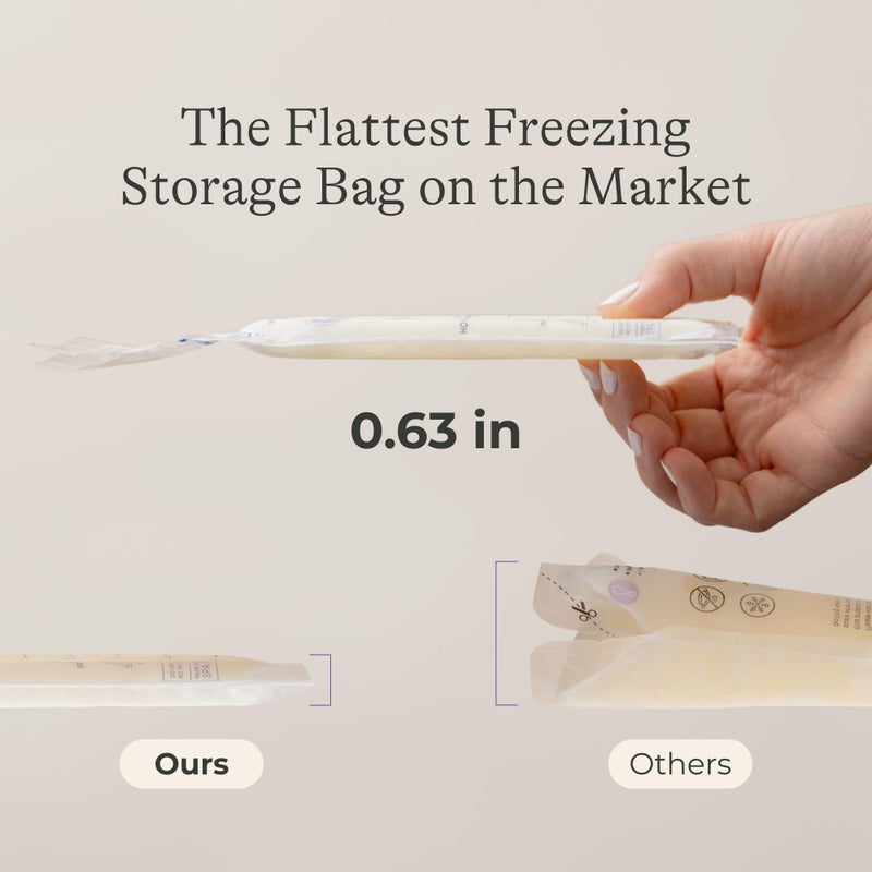 Lansinoh Breastmilk Storage Bags, 100 Count, Baby Essentials, Fast Freeze & Thaw Breast Milk Bags for Baby Bottle Feeding, Superior Strength & Stretch, 6 Ounce - Image 5