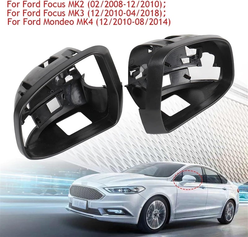 Wivplex Side Wing Mirror Trim Frame Holder for Ford - Image 3