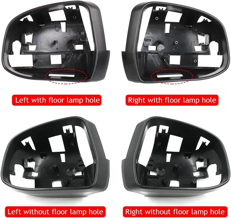 Wivplex Side Wing Mirror Trim Frame Holder for Ford - Image 2