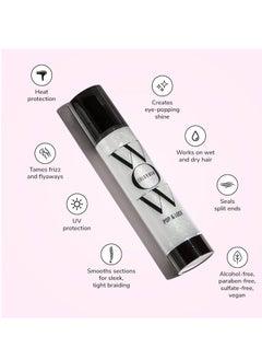 WOW Pop + Lock Frizz Control + Glossing Serum – Anti-frizz serum with heat protection; Seals split ends; Moisturises; Silkens and shines dull, dehydrated hair  - Image 2