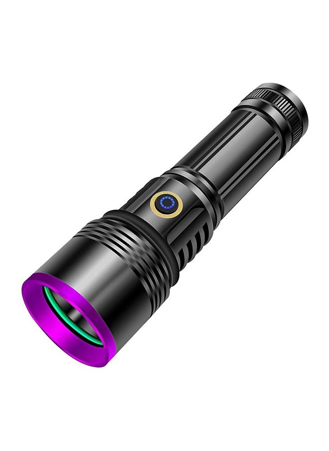 Generic - 20W 355nm UV Flashlight USB Rechargeable UV Light High Power Black Light Flashlight for Pet Urine Detection, Resin Curing, Minerals, Blood Tracking, Scorpion, Rockhounding,Yooperlites,A/C Leak Detect - Image 1