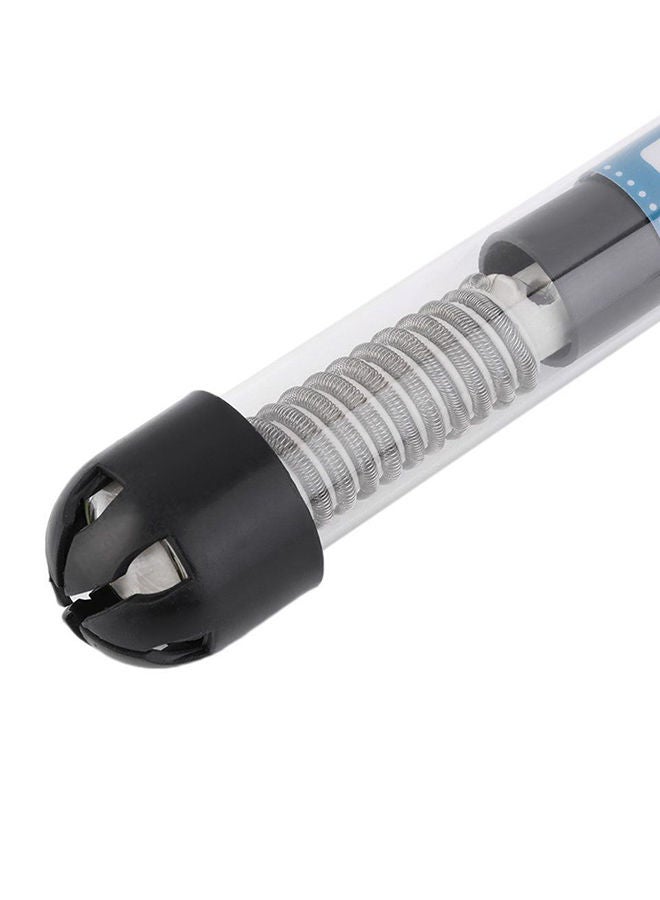 NIBEMINENT Aquarium Mini Submersible Fish Tank With Adjustable Water Heater Clear/Black - Image 4