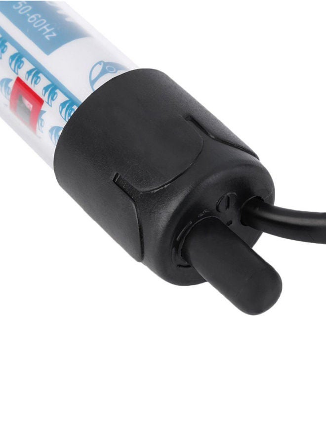 NIBEMINENT Aquarium Mini Submersible Fish Tank With Adjustable Water Heater Clear/Black - Image 3