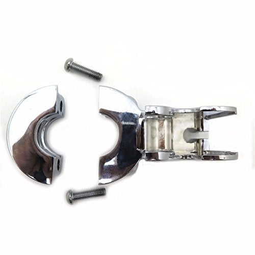 XKMT-Chrome Clutch Lever Mount Bracket Clutch Bracket Compatible With Harley 2008-later Dyna / 2008-2014 Softail (Street Bob FXDB/Wide Glide FXDWG/Switchback FLD [B01MRLRMTX] - Image 5
