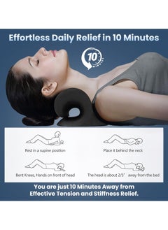 Eworld Cervical Traction Neck Support Stretcher, Pain Relief & Posture Corrector for Neck, Back, and Shoulders, Portable Spine & Shoulder Relaxer  - Image 2