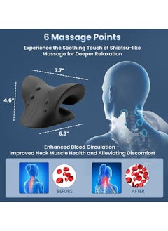 Eworld Cervical Traction Neck Support Stretcher, Pain Relief & Posture Corrector for Neck, Back, and Shoulders, Portable Spine & Shoulder Relaxer  - Image 4