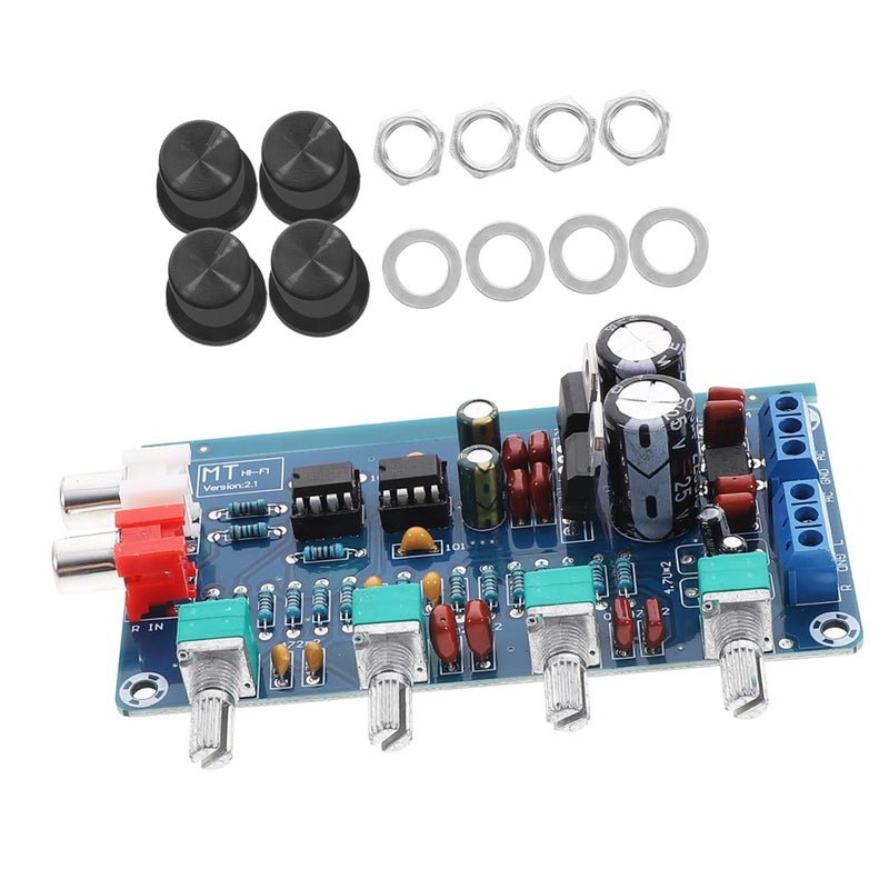 Digital Subwoofer Amplifier Board Module with Preamp Treble Bass Volume Control - Image 1