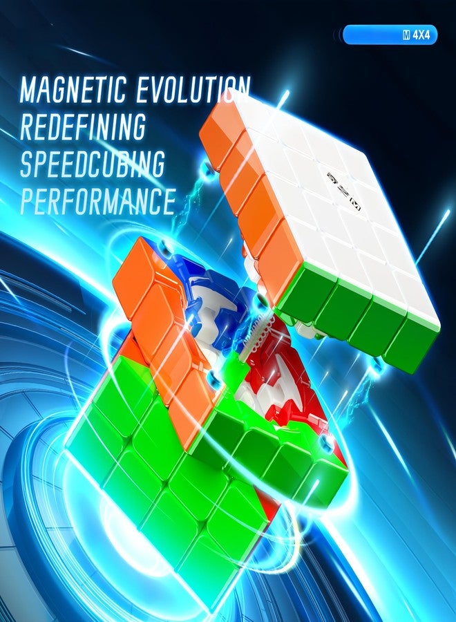 LiangCuber QY Toys Speed Cube 4x4 Magnetic – 59mm High-Performance Stickerless Cube 4x4x4 - Image 2
