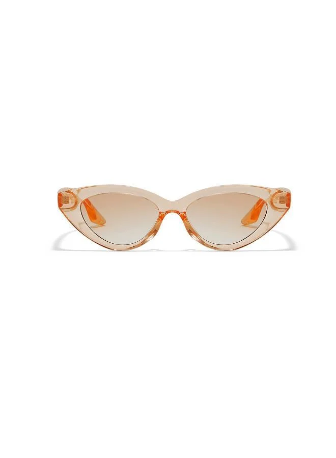 Blackout Au Naturel,Women Sunglasses, Cat Eye Sunglasses, UV Protection: UV400 (Orange,Orange)