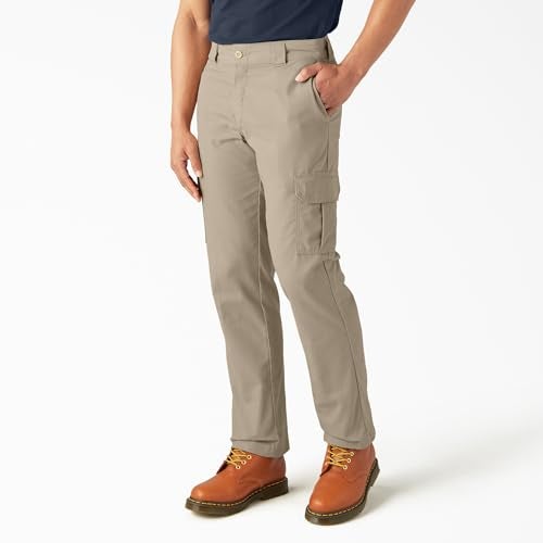 Dickies Flex Regular Fit Cargo Pants Desert Sand 34 32 - Image 3