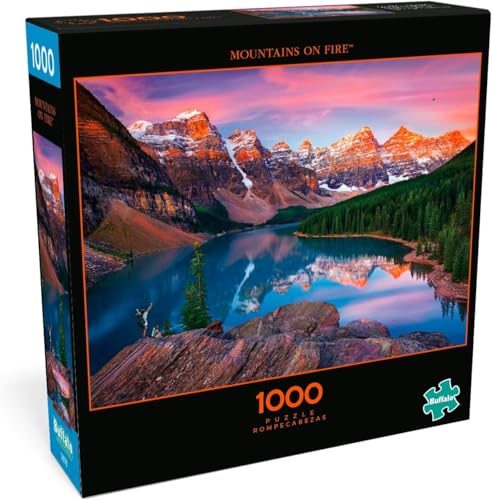 لعبة بافالو جيمز تشيب فيليبس جبال مشتعلة 1000 قطعة لغز للبالغين لغز تحدي مثالي لليالي الألعاب الحجم النهائي هو 2675 × 1975