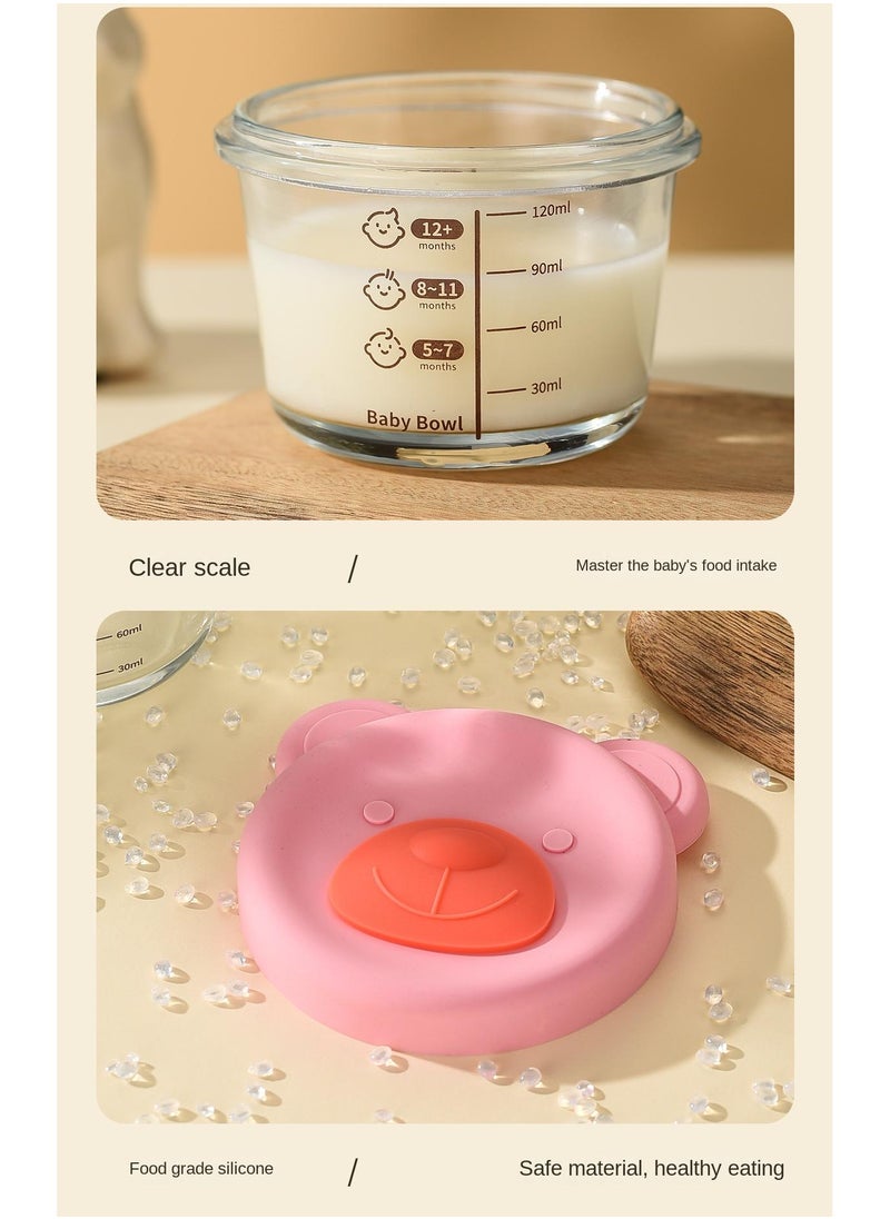 Y&D - 4-Piece Glass Food Storage Container Baby Complementary Food Box Set - Image 1