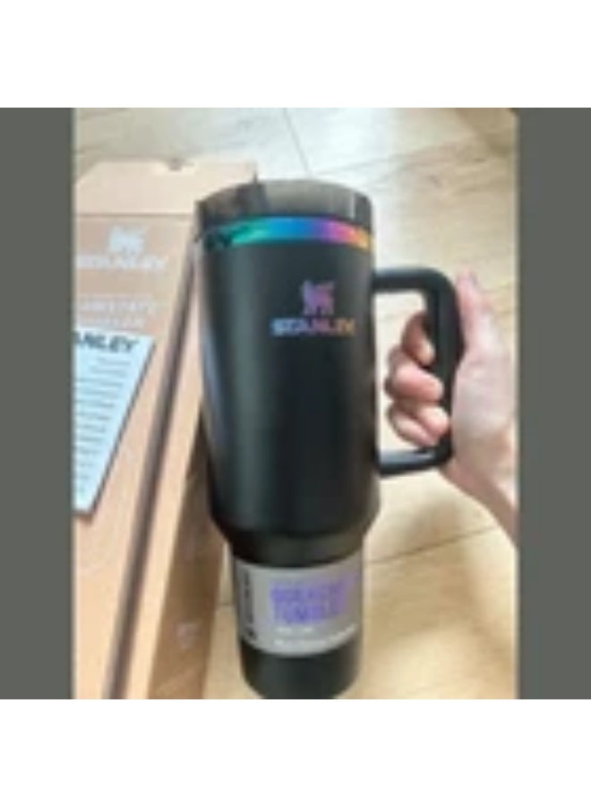 Stanley STANLEY Quencher H2.0 40oz Tumbler with Handle and Reusable Straw – Leak-Resistant FlowState Lid with 3-Position Rotation – Double Wall Vacuum Insulated Stainless Steel Travel Cup – BPA-Free, Durable, and Stylish – Black ChromaSTANLEY Quencher H2.0 40oz Tumbler with Handle and Reusable Straw – Leak-Resistant FlowState Lid with 3-Position Rotation – Double Wall Vacuum Insulated Stainless Steel Travel Cup – BPA-Free, Durable, and Stylish – Black Chroma  - Image 3
