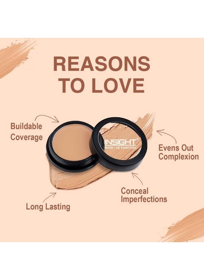 Insight - Makeup Natural Full Coverage Concealer Cream For Normal Skin|Hd Look |Waterproof |Minimize Fine Lines |Medium Coverage |Long Lasting |Youthful Look |Photo Ready (Cr01-01), Pack Of 1 - Image 1