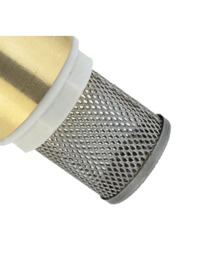 Brass Check Valve With Filter Water Pump Bottom Valve Foot Valve with Filter Foot Valve Filter No Return Valve Foot Valve Strainer (DN20)  - Image 4