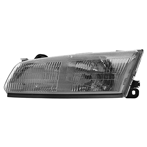 TRQ مجموعة مصابيح أمامية جانبي السائق والراكب TRQ متوافقة مع تويوتا كامري 1997-1999 TO2502117 TO2503117 - Image 3