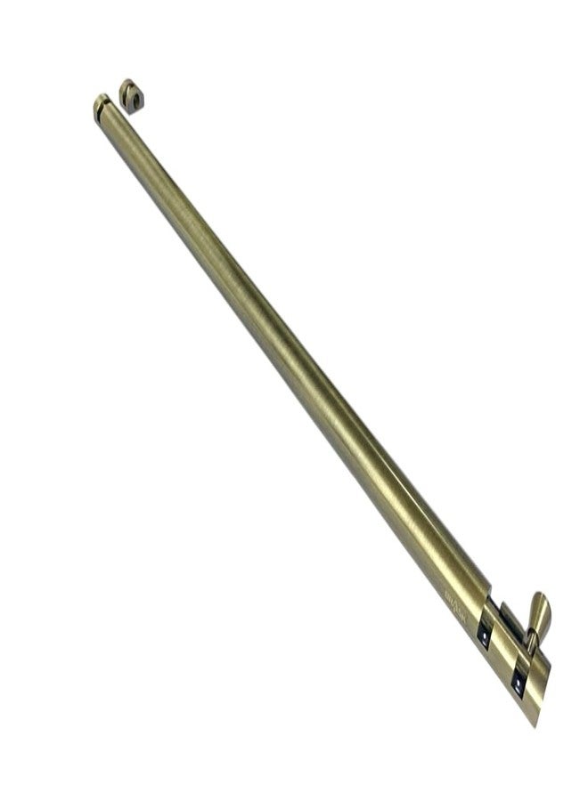 BRASK "BRASK" Brass Tower Bolt Xylo Heavy - Antique Brass Finish with Screws | Door Latch - Chitkani for Doors & Windows | Xylo Heavy Tower Bolts | Kundi/Chitakni/Latch/Chitkini (36 Inches, 1.0, Piece) - Image 1