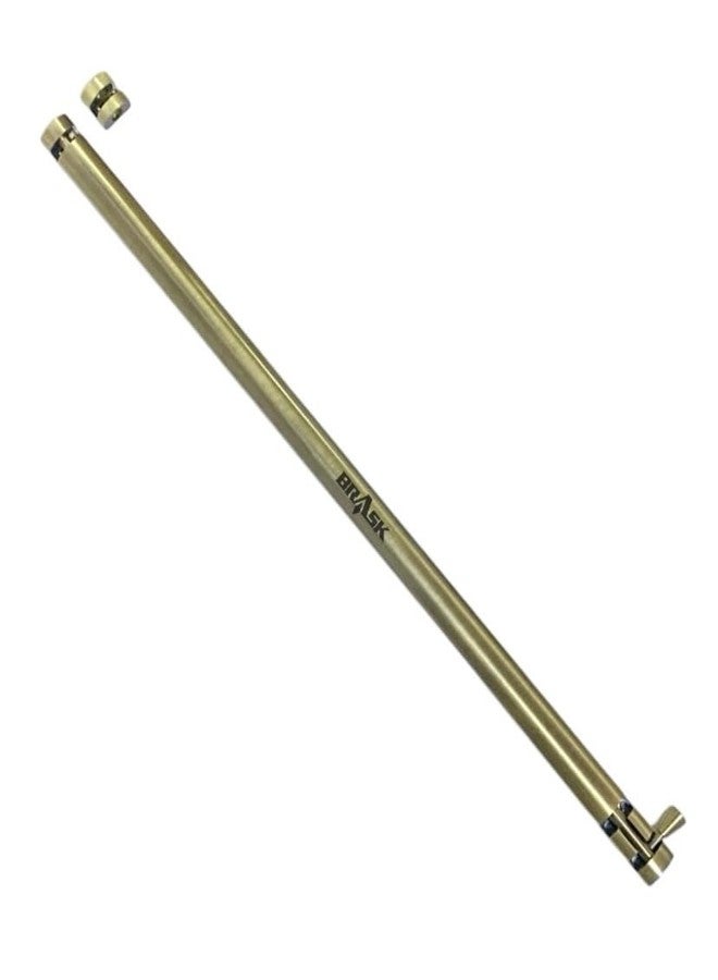 BRASK "BRASK" Brass Tower Bolt Xylo Heavy - Antique Brass Finish with Screws | Door Latch - Chitkani for Doors & Windows | Xylo Heavy Tower Bolts | Kundi/Chitakni/Latch/Chitkini (36 Inches, 1.0, Piece) - Image 3