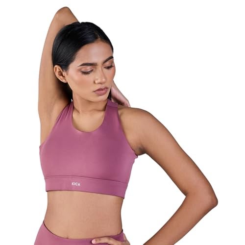 KICA High Impact and Full Coverage Crostini Sports Bra Pink (S) - Image 1