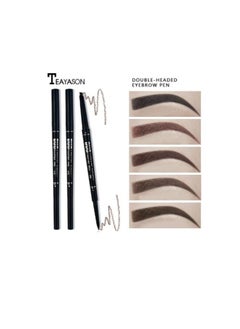 TEAYASON T-Yason Waterproof Eyebrow Pencil, 5 Pieces, Brown  - Image 2