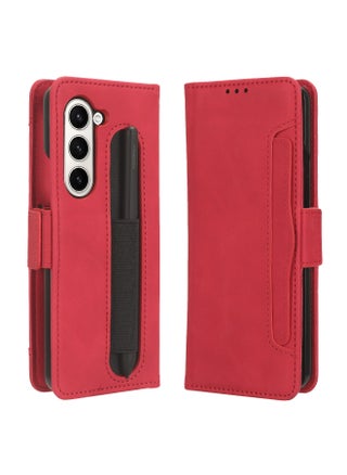 Wallet Case for Samsung Galaxy Z Fold 5 Case with Pen Holder, PU Leather Cover with Card Holders, Wireless Charging Flip Magnetic Back Accessories Compatible for Z Fold 5 [Not Include the Pen] - pzsku/Z2A03A8CD493A73F1A770Z/45/_/1705568439/d7cff0c7-05e4-47b7-9f2d-43e2beac6ed4