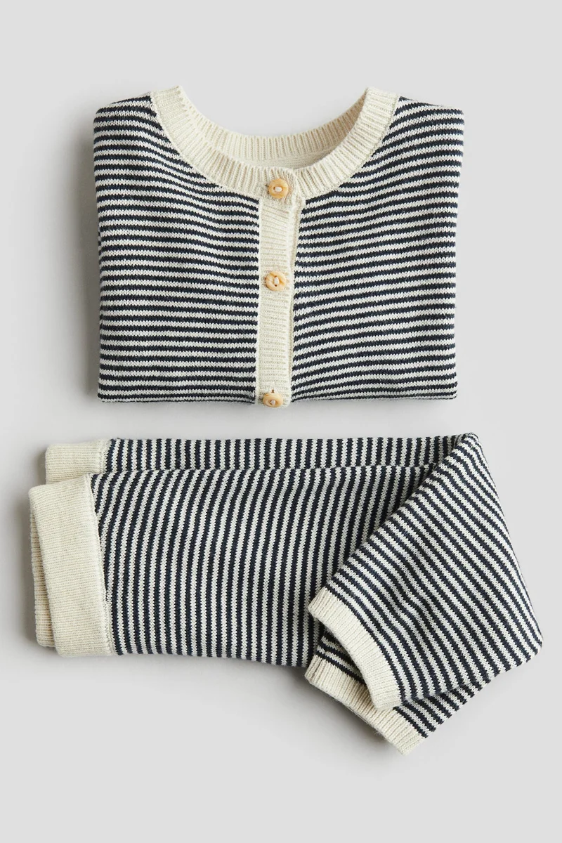 اتش اند ام 2-piece fine-knit set