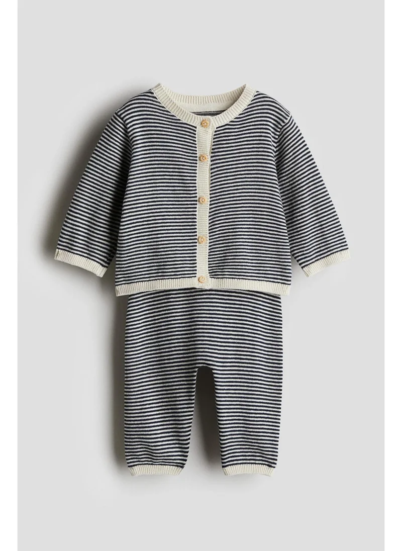اتش اند ام 2-piece fine-knit set