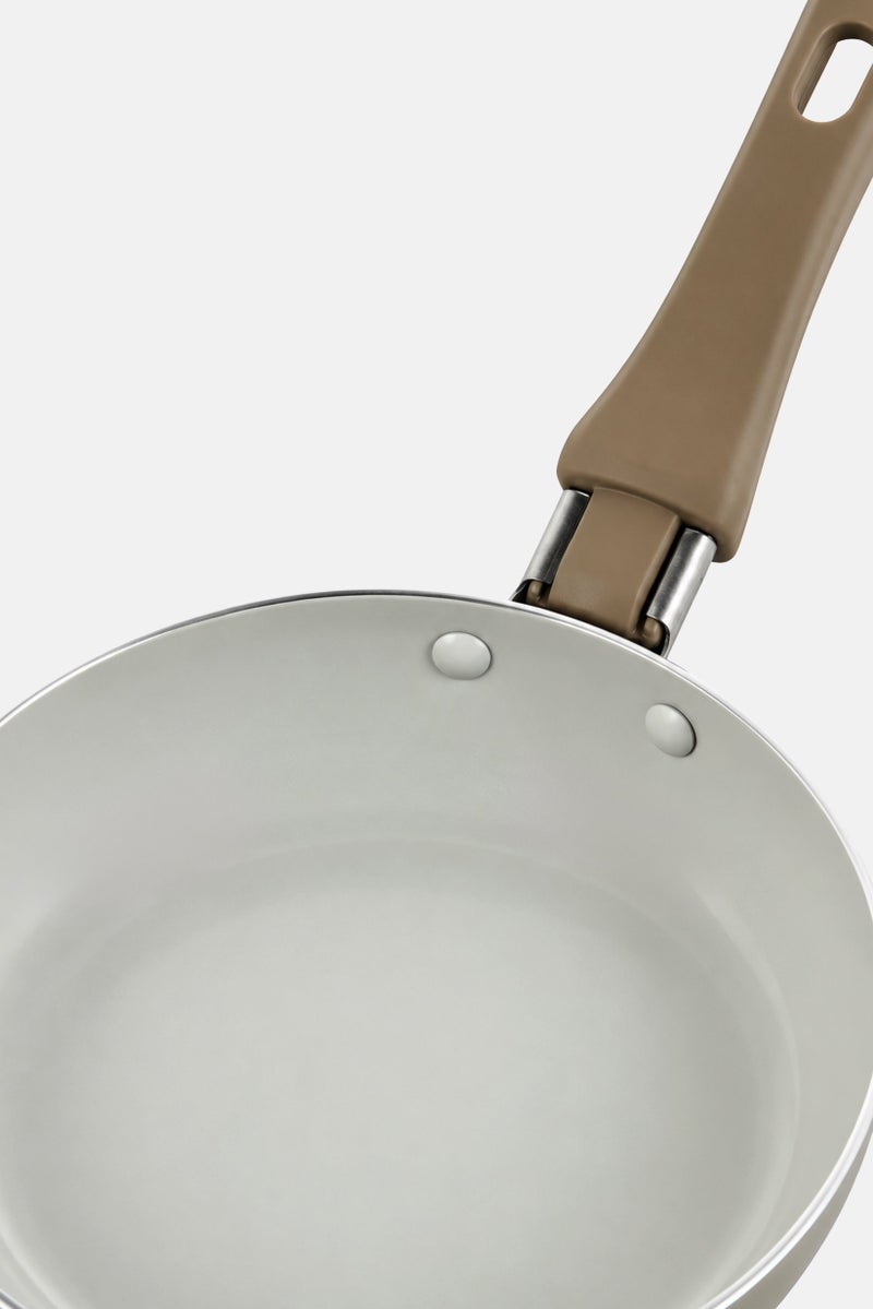 Bombay 2 Pieces Mini Fry Pan With Silicone, Grey - Image 4