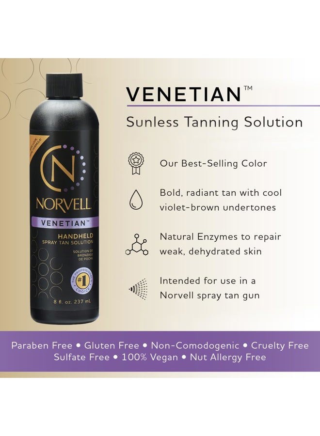 norvell Premium Professional Sunless Tanning Spray Tan Solution - Venetian, 8 fl.oz. - Image 2