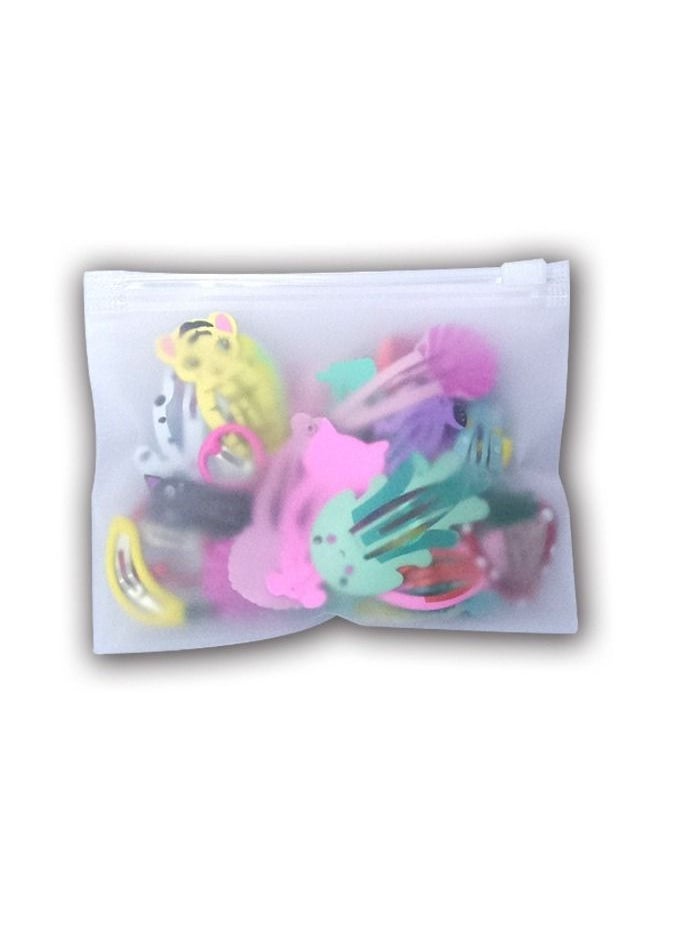 Y&D - 60Pcs baby girls hair clips animal pattern metal snap pins cartoon design hairpins for kids toddlers lovely accessories - Image 1